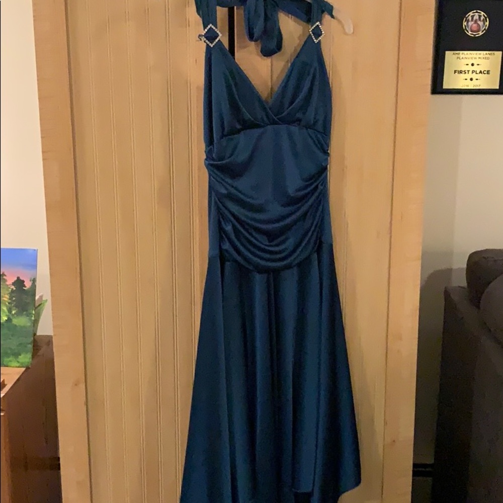 Blue party dress
